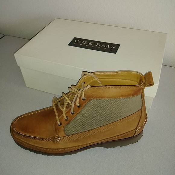 Vintage Cole Haan Summer Safari Chukka Boot, Size 9.5M, Tan/Khaki, NEVER WORN!